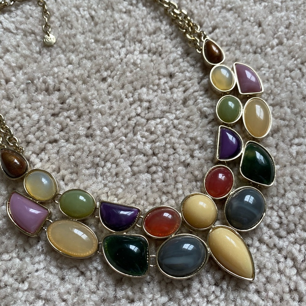 LOFT Multi-stone Collar Necklace